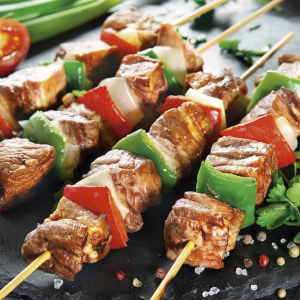 Brochetas calientes